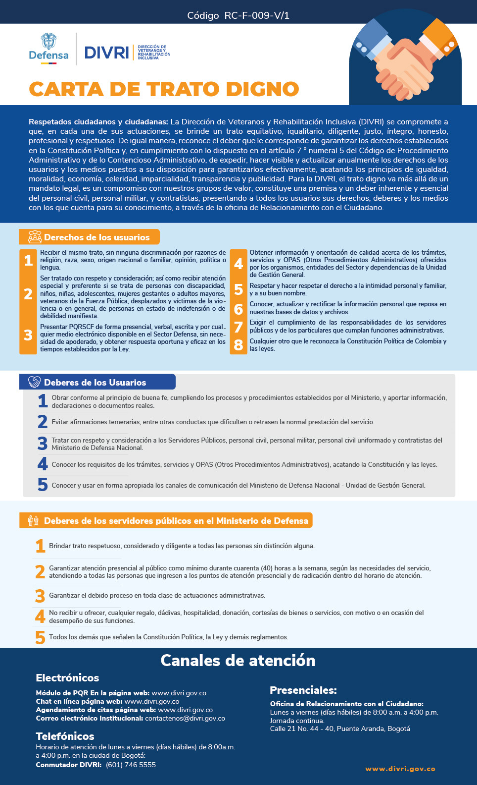 Carta de trato digno